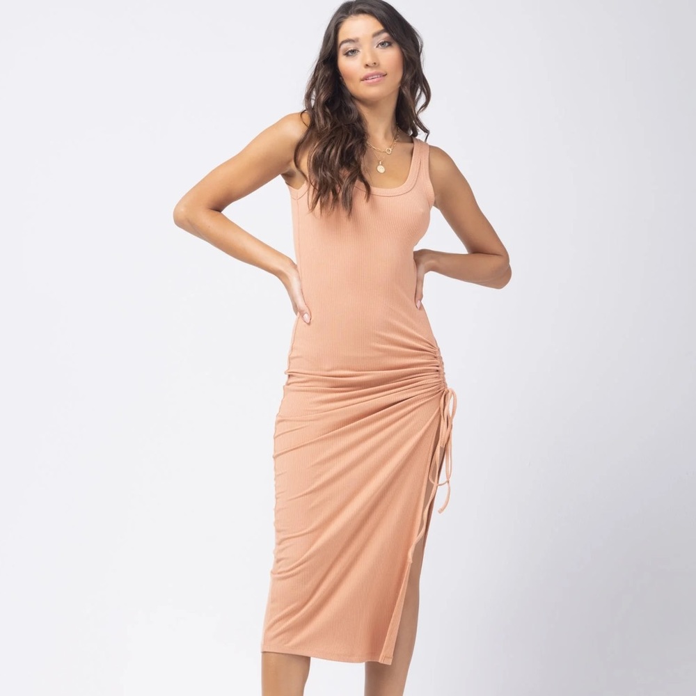 LSpace Sanpiper Ribbed Midi Dress